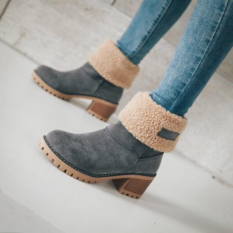 Bottes d’Hiver FroidConfort – Chaleur & Bien-Être pour Femme