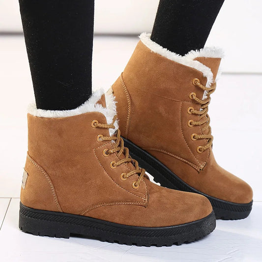 Bottes en Fourrure – Chaleur & Confort Absolu pour l’Hiver